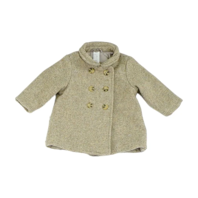 Beige Solid Coat
