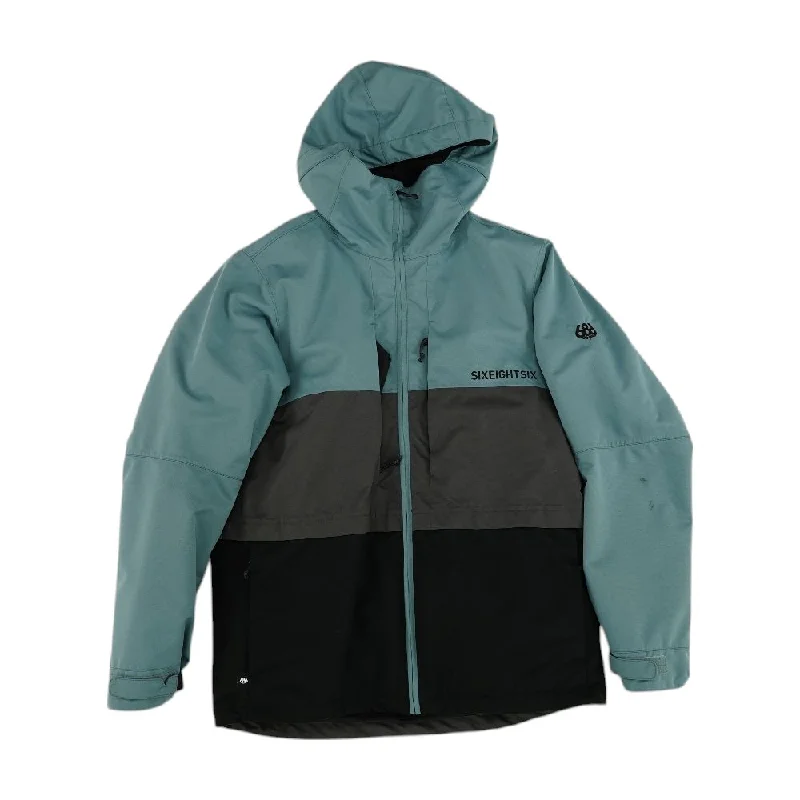 Multi Color Block Coat