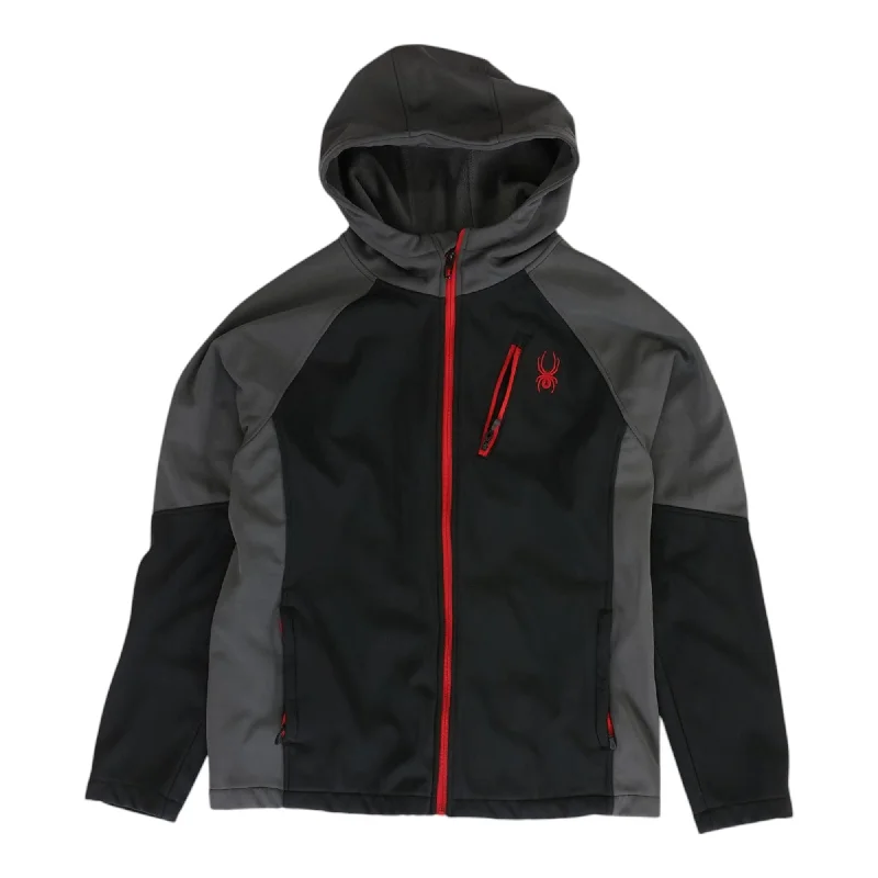 Black Color Block Coat