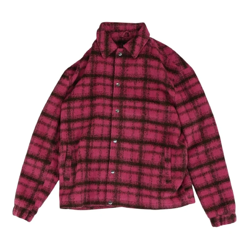 Pink Check Lightweight Coat