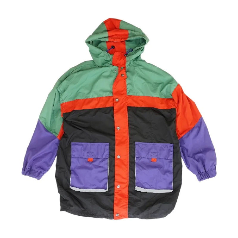 Multi Color Block Coat