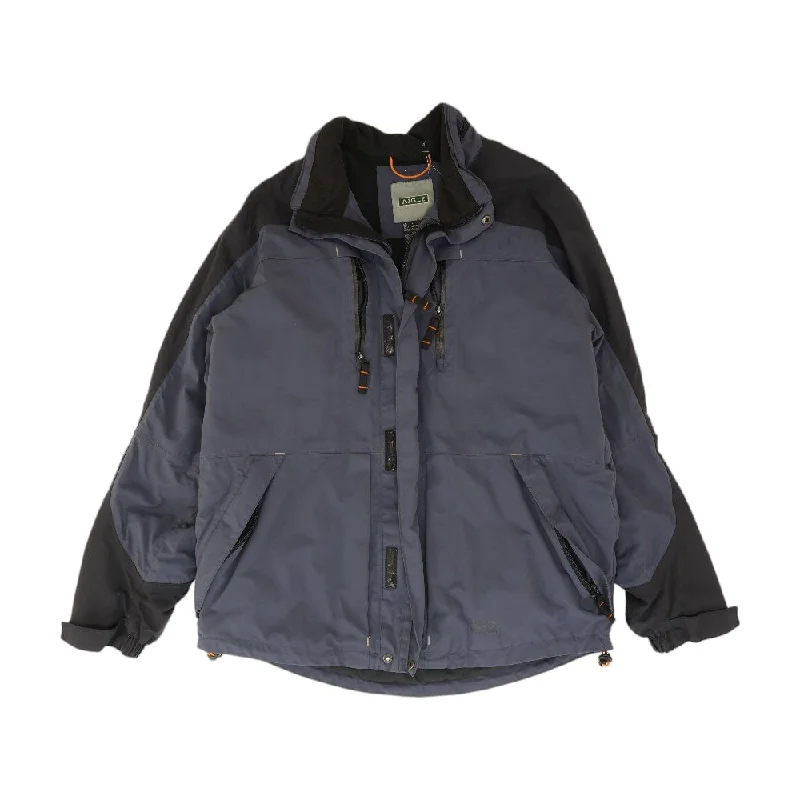 Vintage Navy Color Block Coat