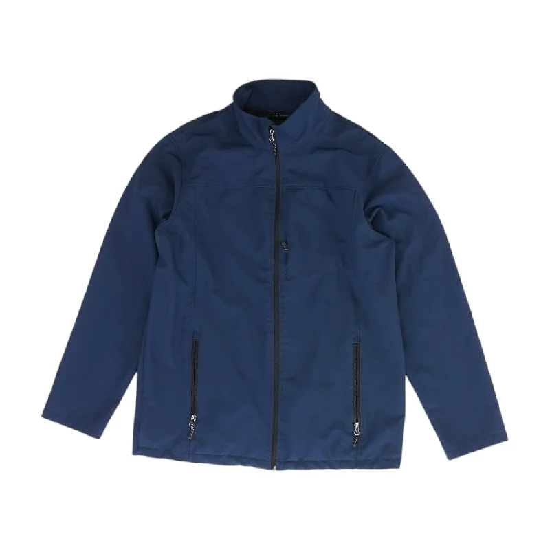 Navy Solid Lightweight Coat