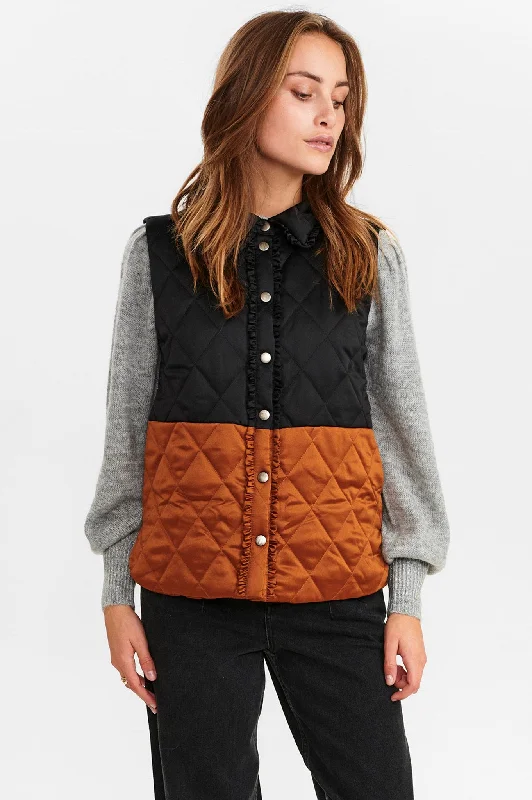 NUBETINE WAISTCOAT - Caviar