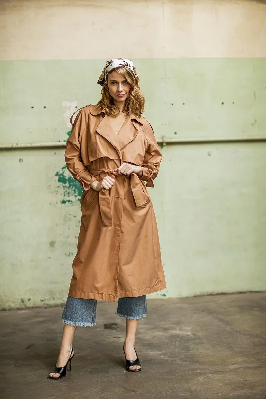 Fibre Mood Martha Trench Coat - Printed copy shop (+£10.00)