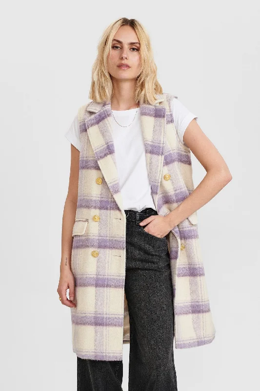 NUCLARISA WAISTCOAT - Lilac Breeze