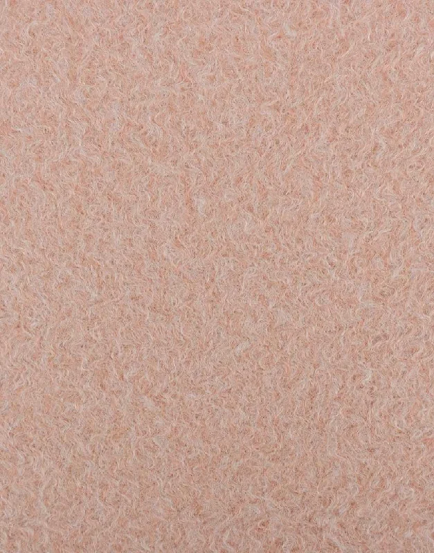 Rose Bouclé Melange Coating Fabric