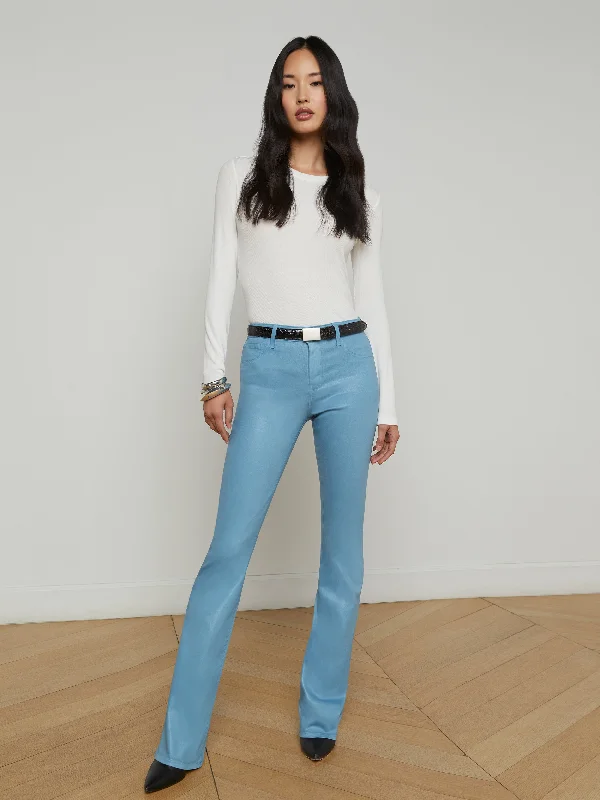 Selma Coated Bootcut Jean