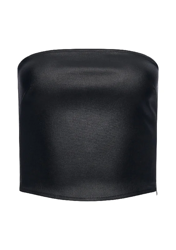 Hillary Coated Denim Top
