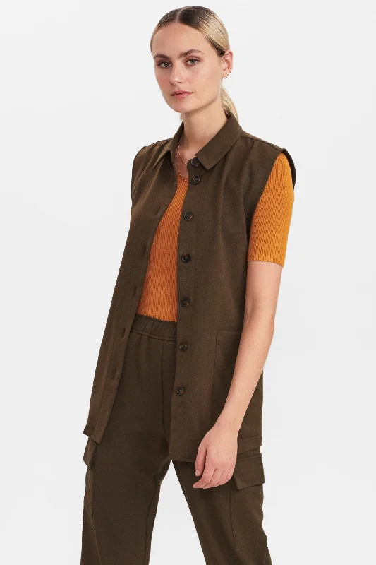 NUWILLY WAIST COAT - Chocolate Chip