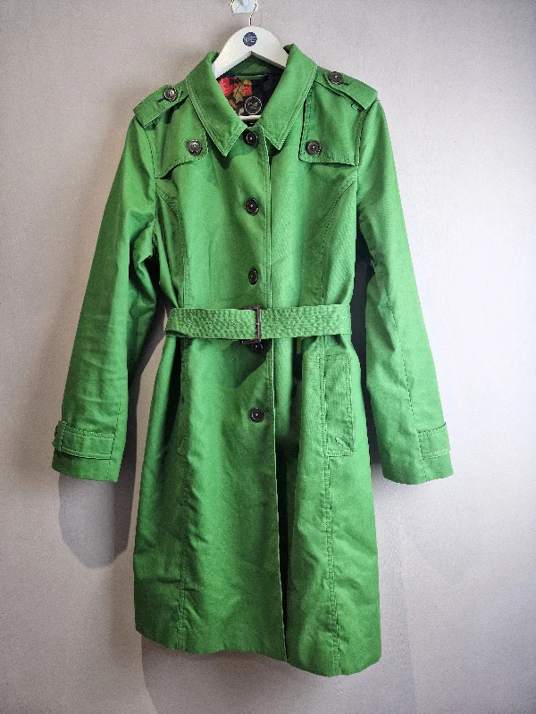 Joules Green Maycroft Trenchcoat - size 16