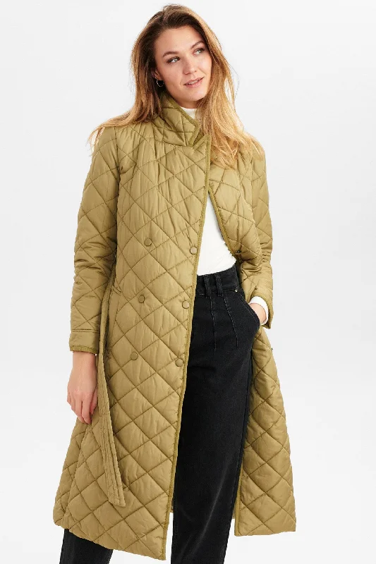 NUDUFFY TRENCHCOAT - Dried Herb