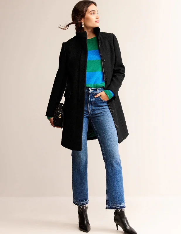 Winchester Textured Coat-Black