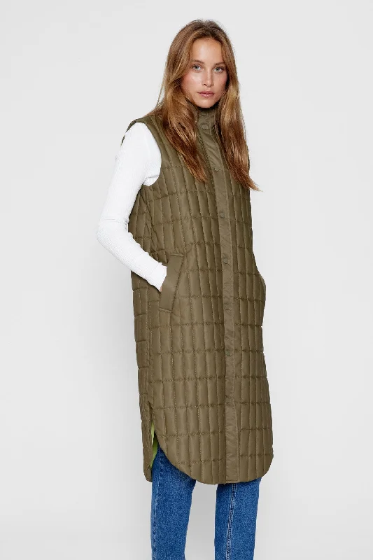 NUDRAINY WAISTCOAT - Ivy Green