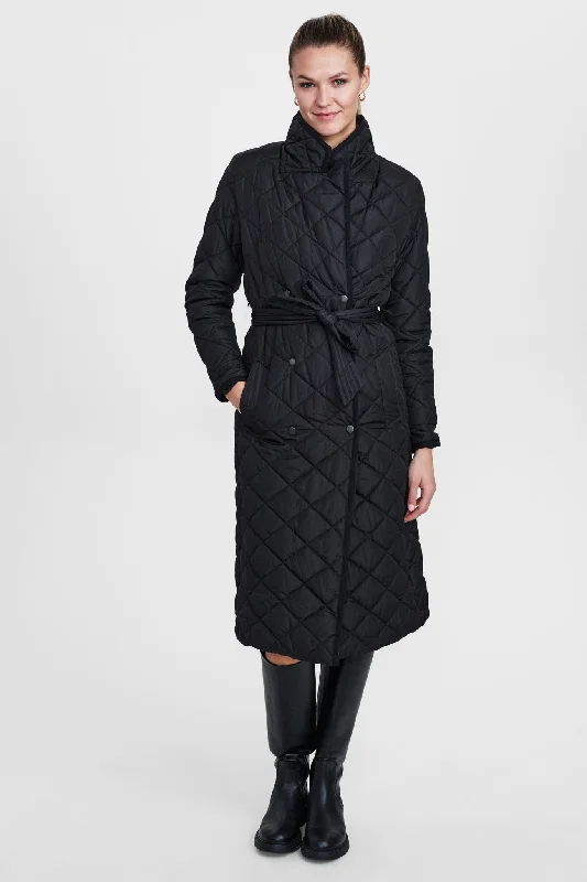 NUDUFFY TRENCHCOAT - Caviar