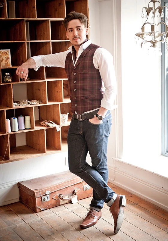 Sew La Di Da Vintage Mr London Waistcoat - Printed copy shop (+£7.00)