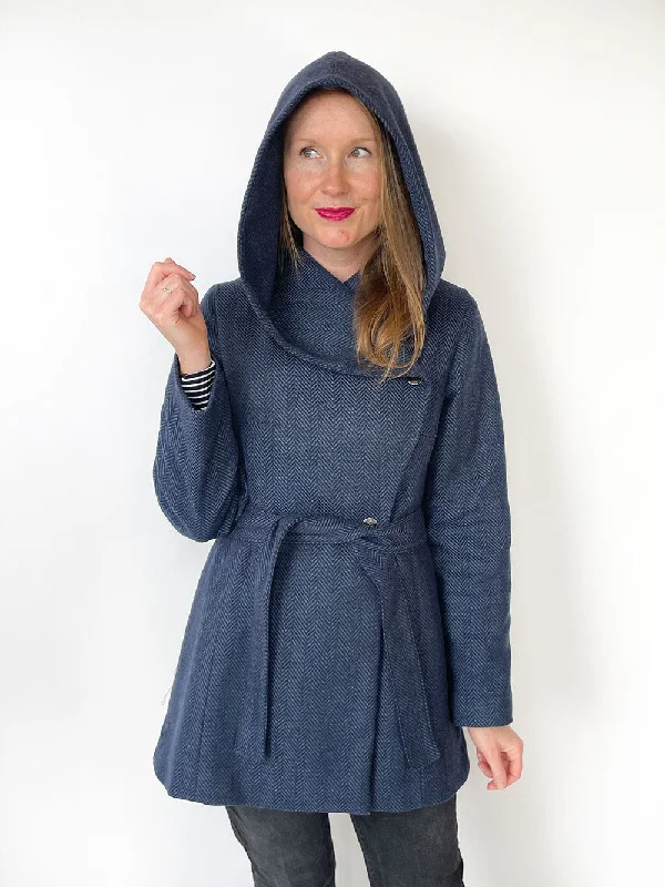Jennifer Lauren Handmade Willa Wrap Coat Hood Expansion Pack (16 - 34) - Printed Copy Shop (+£7.00)