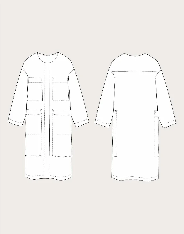 Lab Coat Sewing Pattern, The Assembly Line