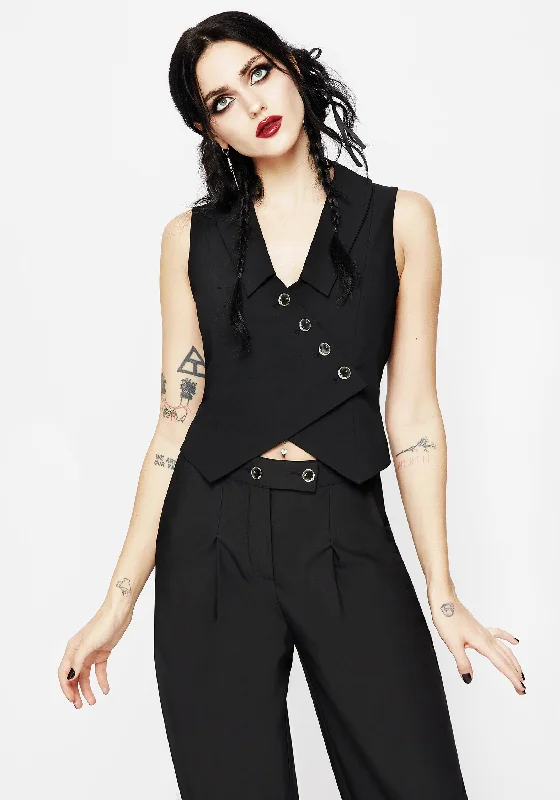 Moonage Asymmetric Waistcoat