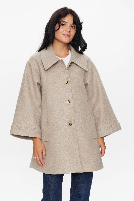 NUKIMBERLY COAT  - Sesame Melange