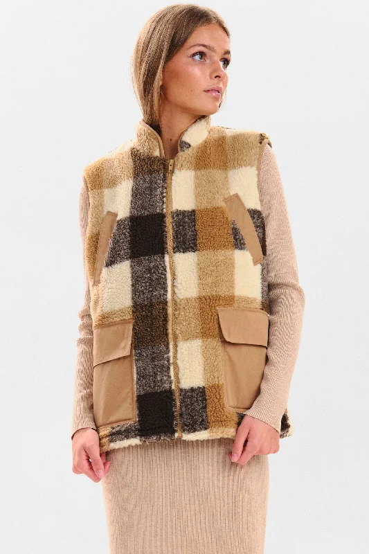 SIFINE WAISTCOAT - Alabaster Gleam