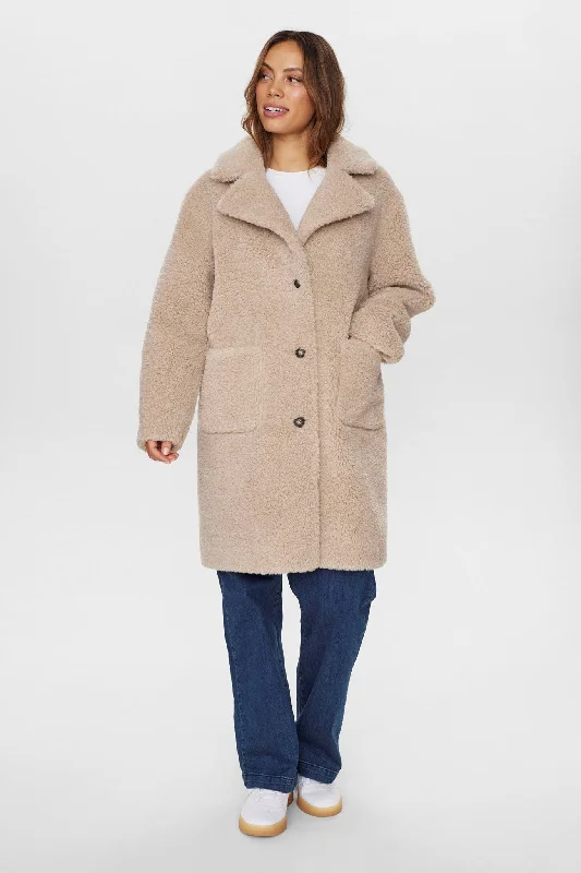 NUELLIOT REVERSABLE COAT  - Sesame
