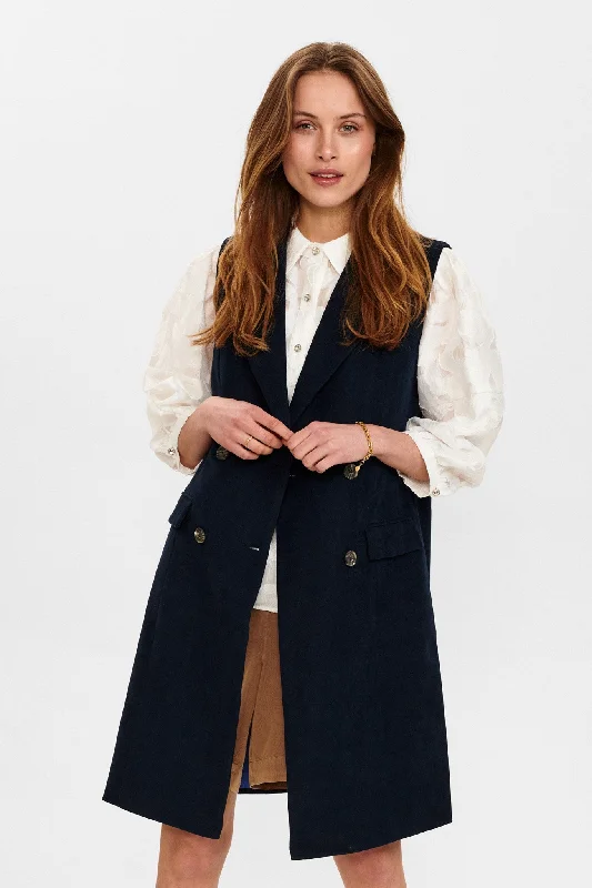 NUCHRISTA WAISTCOAT - Dark Sapphire