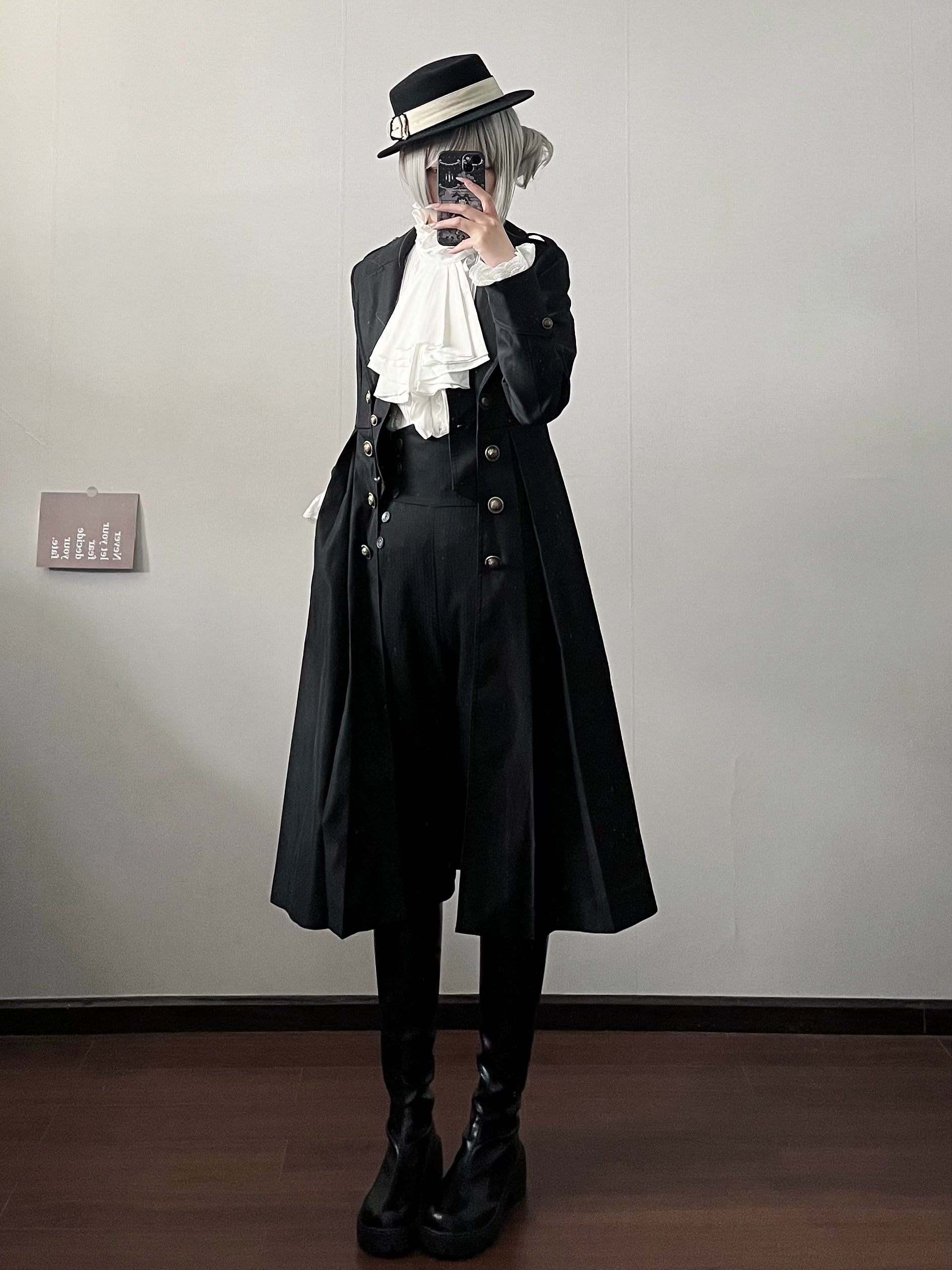 Gazing Galactic~Paranoia Punishment~Ouji Lolita Trench Coat Gothic Lolita Coat