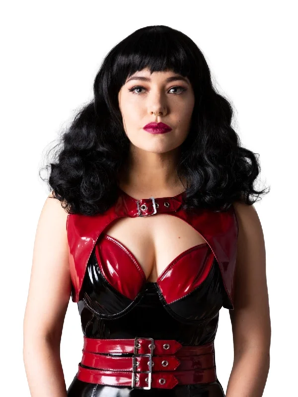 PVC Shrug Burgundy