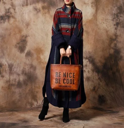 Women Winter Woollen Coat Long Outwear Ladies Retro Striped Patchwork Wool&Blends Overcoat Female Stripes Spliced Coat 2020 Women Winter Woollen Coat Long Outwear Ladies Retro Striped Patchwork Wool&Blends Overcoat Female Stripes Spliced Coat 2020
