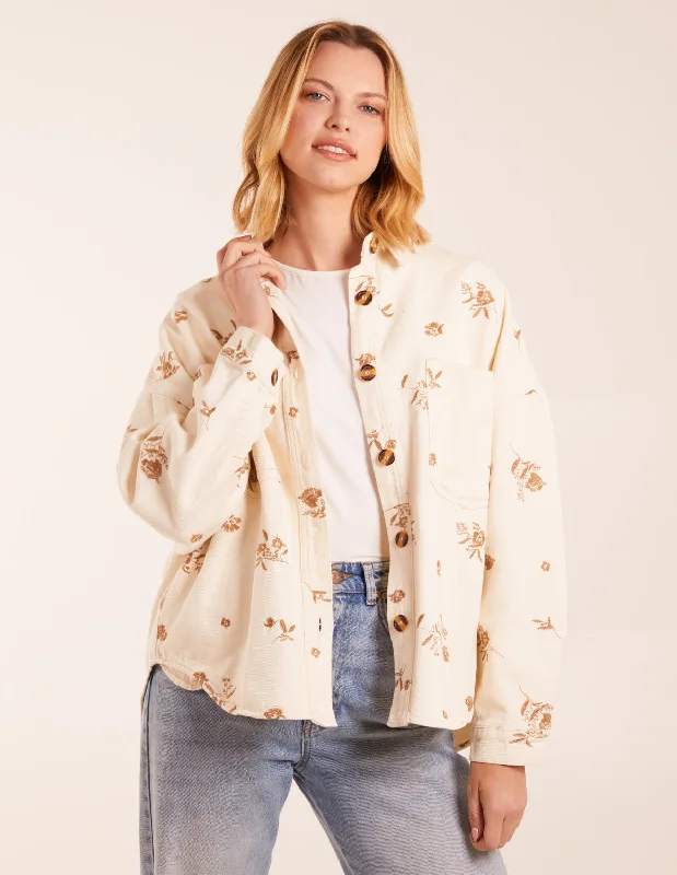 Embroidered Overshirt