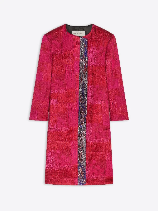 Jacquard coat