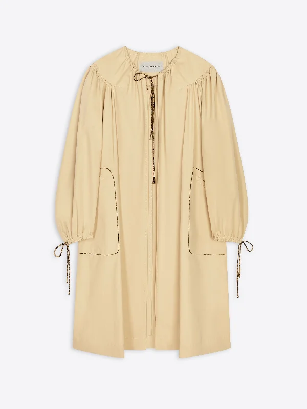 Gathered coat