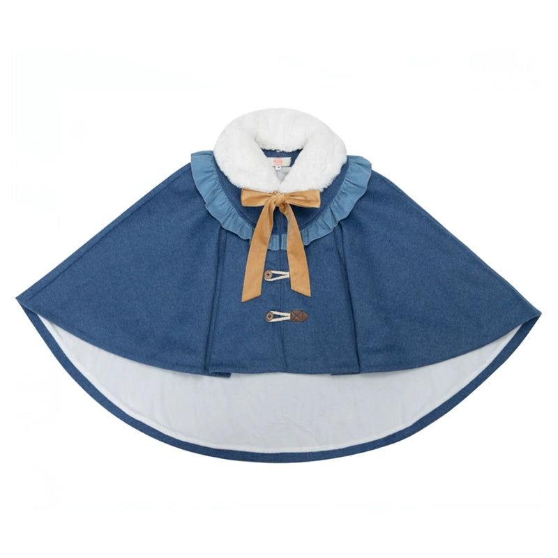 Cloak only (with detachable fur collar)