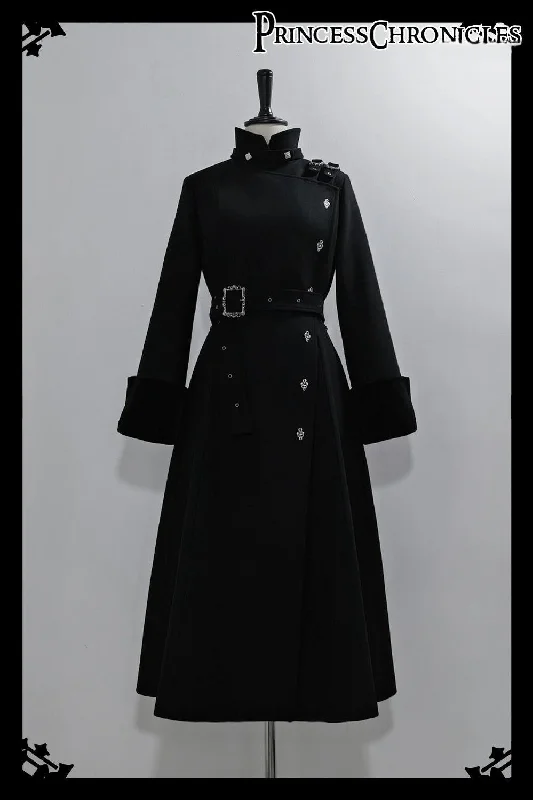 Princess Chronicles~Breakwave~Ouji Lolita Overcoat Retro Single-Breasted Handsome Coat