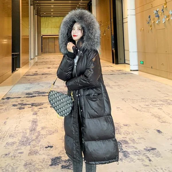 Winter Women's Plus Size Thicken Parka Female Cotton-Padded Clothes Hooded Fur Jacket Winter Women's Plus Size Thicken Parka Female Cotton-Padded Clothes Hooded Fur Jacket