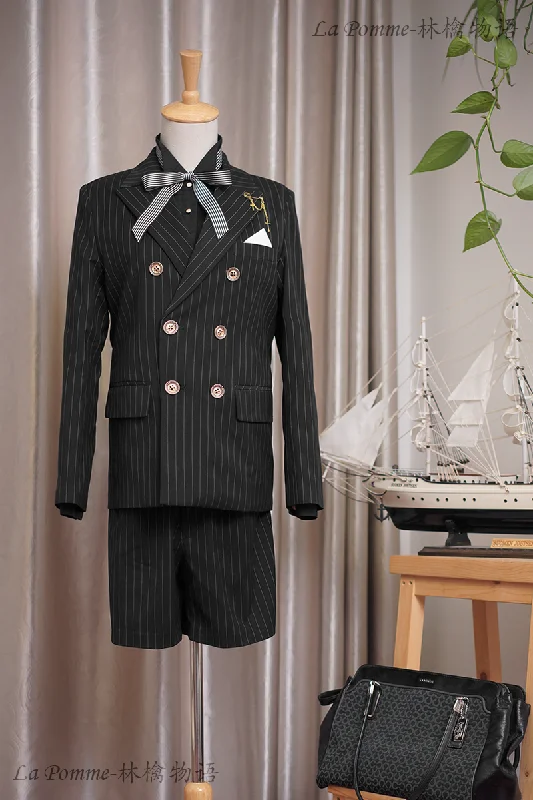 La Pomme~Ouji Lolita Stripe Suit Multicolors
