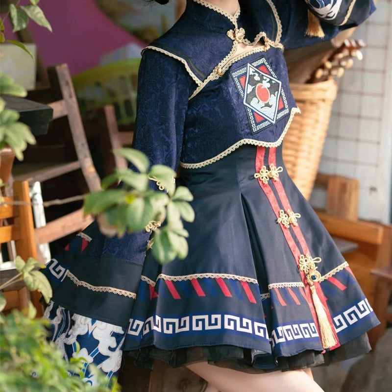 JSK long version-navy blue color