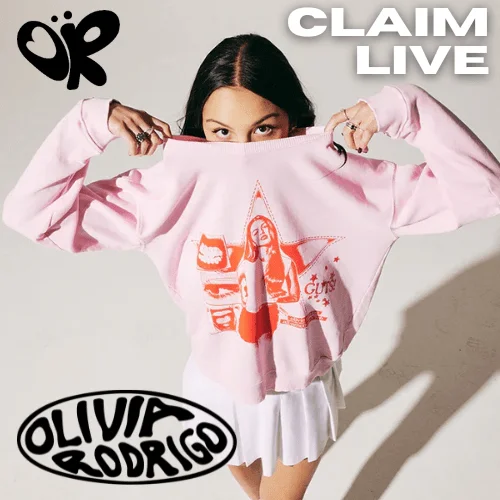 Olivia Rodrigo Clothing Merchants Claim LIVE – Starting from £12!