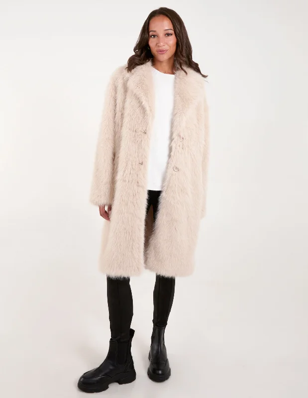 Plush Faux Fur Coat