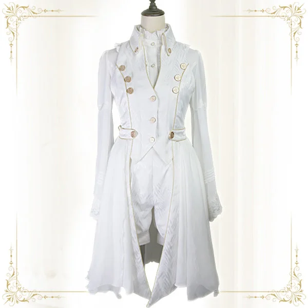Immortal Thorn~Eternal Shadow~Sleeveless Ouji Lolita Coat