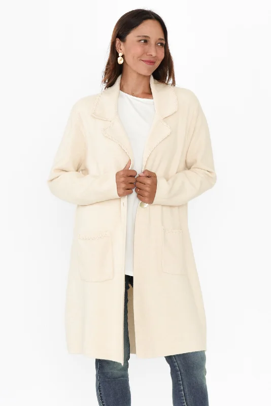 Colbie Natural Knit Coatigan