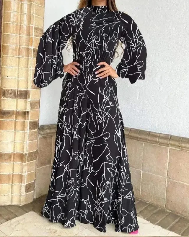 Women's Casual Striped Print Jumpsuit B-58036