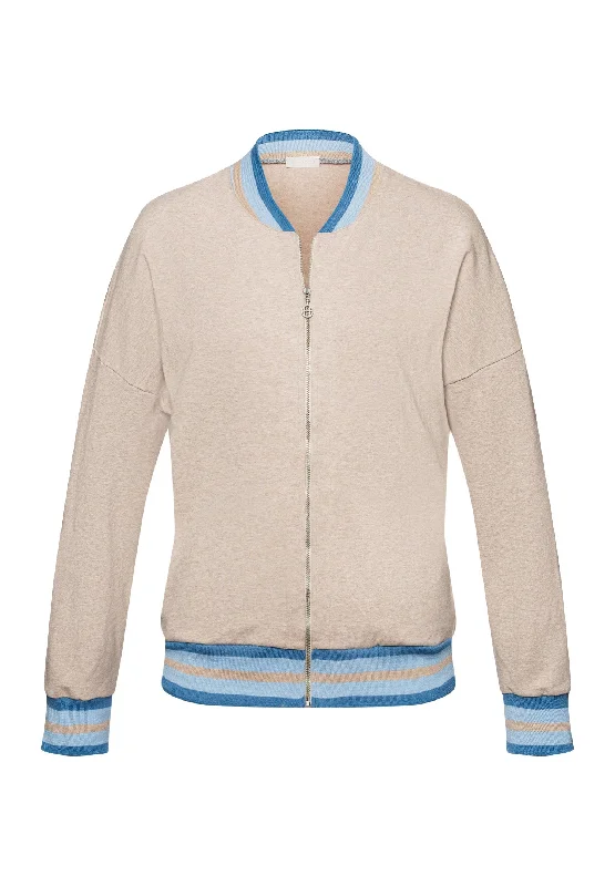 Natural Living Jacket | Camel Melange 78850-2895
