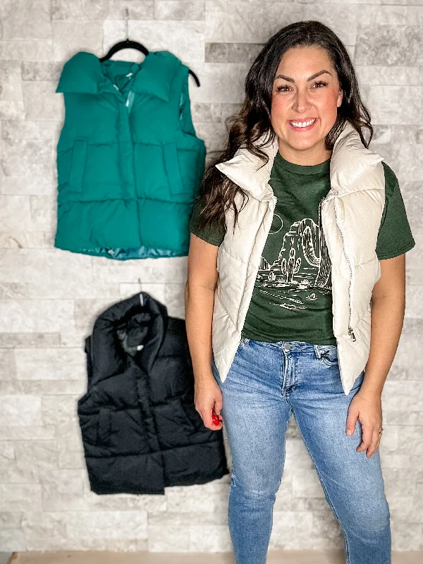 Believe In You Puffer Vest (S-2XL)