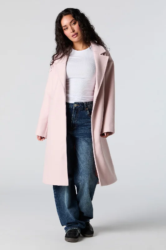 Single Button Midi Coat