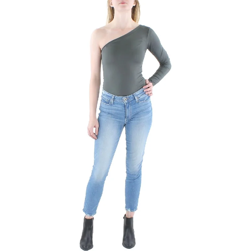 Polo Ralph Lauren Womens One Sleeve Thong Bodysuit