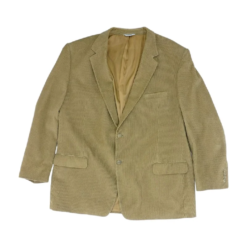 Beige Solid Peacoat Coat