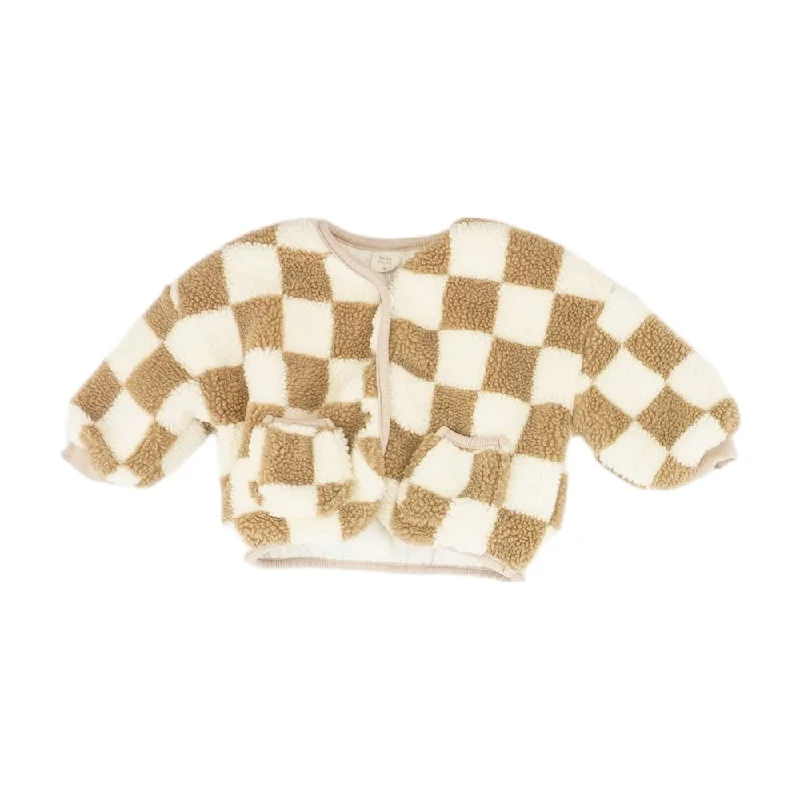 Brown Check Coat