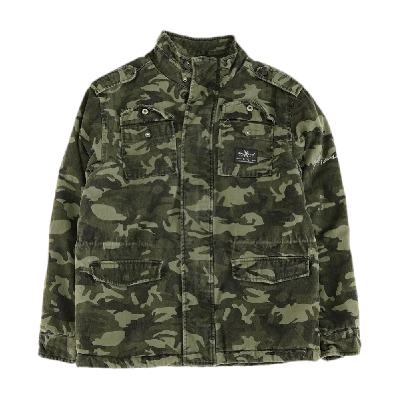 Green Camo Lightweight Coat